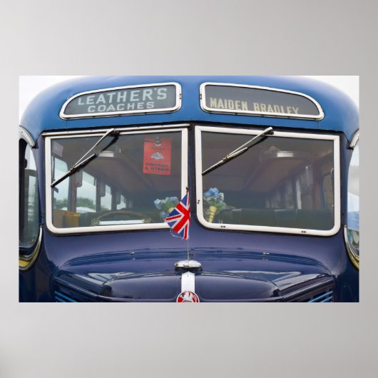 1950年頃のベッドフォードOBコーチ。 ポスター (正面)