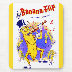 1950年頃バナナフリップシートミュージックカバー マウスパッド