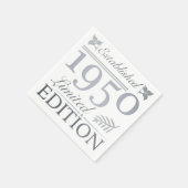 1950年70誕生日設立 スタンダードカクテルナプキン (角)