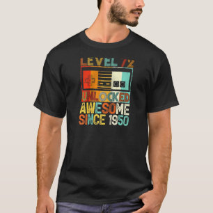 1950年72誕生日以素晴らし降のレベル72のロック解除 Tシャツ