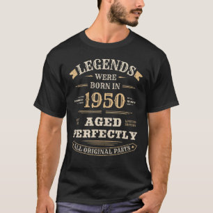1950年73yeの73番目の誕生日生まれヴィンテージレジェンド tシャツ