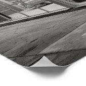 1950年、ミッドセンチュリー自動車販売店。ヴィンテージ写真 ポスター (角)