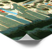 1950年 京都鴨川の花火 後塚映一 ポスター (角)