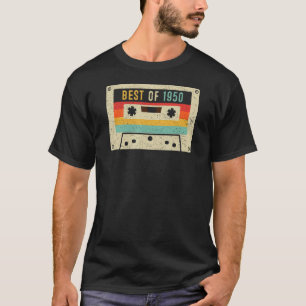 1950最高のカセットテープレトロヴィンテージ73番目のビット Tシャツ