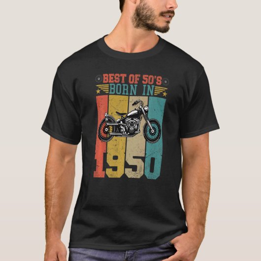 1950最高の年の50年代のヴィンテージB Tシャツ (正面)
