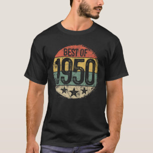 1950最高の年73年版古品の循環ヴィンテージ73r tシャツ