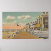1950海シティ、MDコテージとビーチ ポスター (正面)