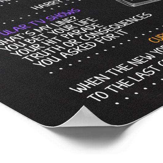 1950生まれ年70歳の誕生日パーティーにサイン ポスター (角)