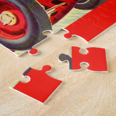 1950赤いレースカー ジグソーパズル (側面)