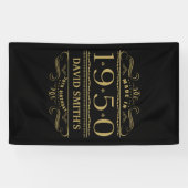 1950 パーソナライズされた 70番目の誕生日 横断幕 (横)