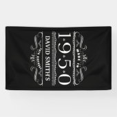 1950 パーソナライズされた 70番目の誕生日 横断幕 (横)