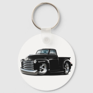 1950-52年のChevyの黒いトラック キーホルダー