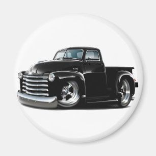 1950-52年のChevyの黒いトラック マグネット