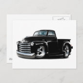1950-52 Chevyブラックトラック ポストカード (正面/裏面)