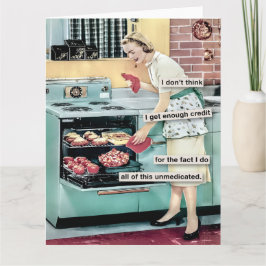 1950sおもしろい主婦料理カード カード