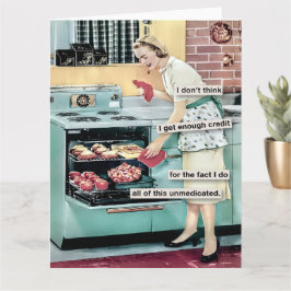 1950sおもしろい主婦料理カード カード