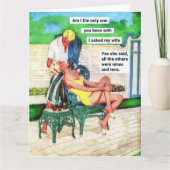 1950sおもしろい主婦 カード (正面)