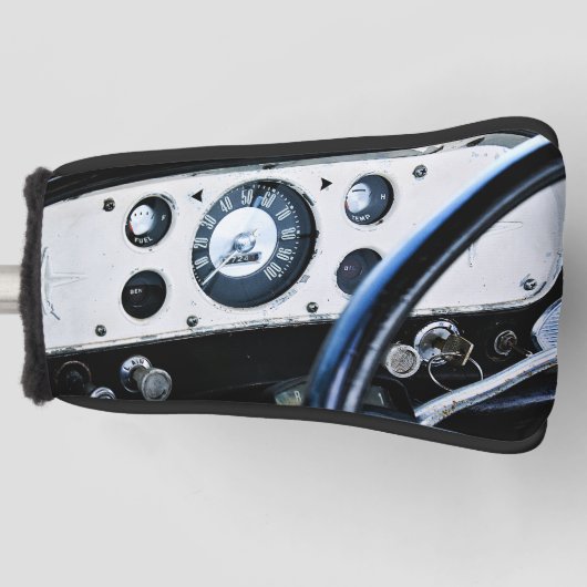 1950sのピックアップクラシックトラックダッシュボード ゴルフヘッドカバー (正面)