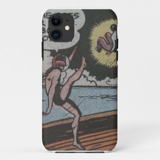 1950sアドベンチャー漫画 |最高のクラシック漫画 Case-Mate iPhoneケース (裏面)