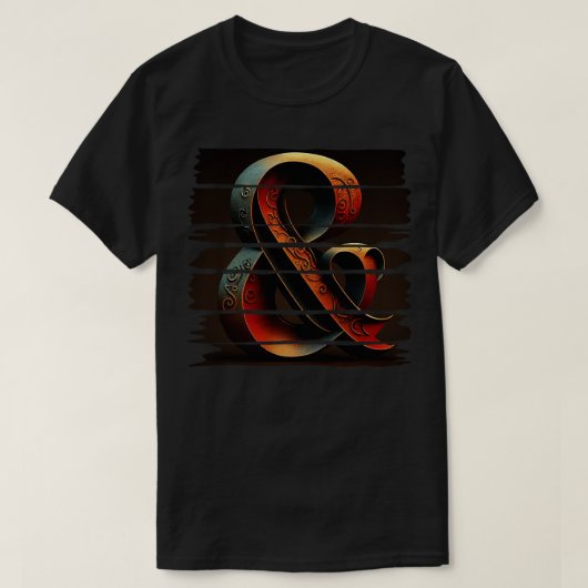 1950sアンパサンド tシャツ (デザイン正面)