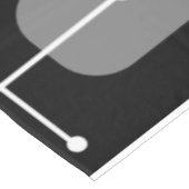 1950sエームズエラアートクロスヘアーズ白黒 テーブルクロス (アングル)