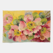 1950sキッチンヴィンテージレトロフローラ キッチンタオル (横)