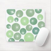 1950sグリーンピンホイール マウスパッド (マウス)