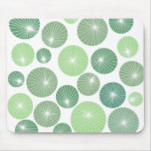 1950sグリーンピンホイール マウスパッド (正面)