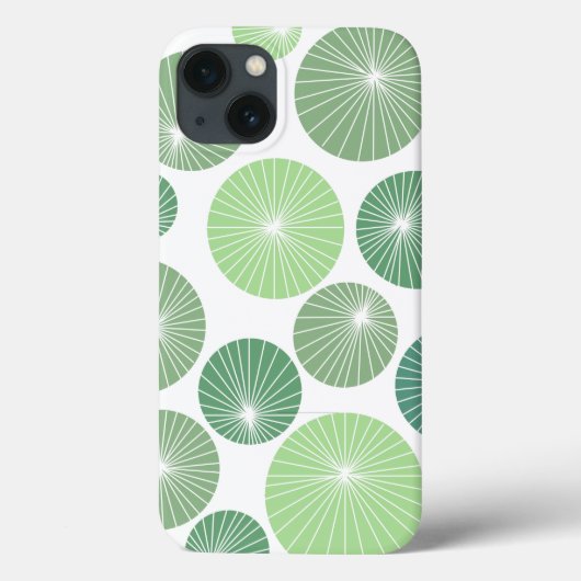 1950sグリーンピンホイール Case-Mate iPhoneケース (裏面)