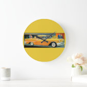 1950sゴールデンロケット88オルズモバイル ラージ壁時計 (ホーム)