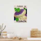 1950sシードパケットのターンアップ ポスター (キッチン)