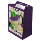 1950sシードパケットのターンアップ ミディアムペーパーバッグ (裏面アングル)