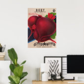 1950sシードパケットビート ポスター (ホームオフィス)