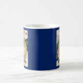 1950sシードパケットホワイトスカッシュプリント コーヒーマグカップ (中央)