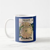 1950sシードパケットホワイトスカッシュプリント コーヒーマグカップ (左)