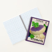 1950sシードパケットturnipsプリント ノートブック (内部)