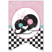 1950sダイナーハッピーバースデーバンティングフラグ – レトロS バンティングフラッグ (第1の旗)