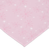 1950sダイナーピンクスター誕生日テーブルクロス – レトロ テーブルクロス (アングル)