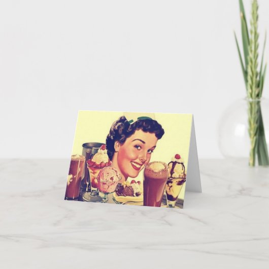 1950sダイナーヴィンテージ シーズンカード (正面)