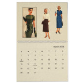 1950sドレスヴィンテージドレスデザイン春夏 カレンダー (3月 2026)