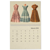 1950sドレスヴィンテージドレスデザイン春夏 カレンダー (2月 2026)