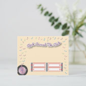 1950sパーティーRSVPポストカード インビテーションポストカード (スタンド正面)