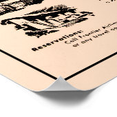 1950sフロンティア航空アドリプリント ポスター (角)