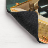 1950sポータブルレコードプレーヤーad マウスパッド (コーナー)