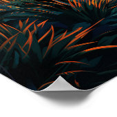 1950sマイアミビーチアートデコホテルat sunrise ポスター (角)