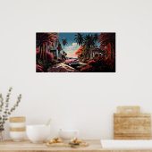 1950sマイアミビーチガーデンヴィラ ポスター (キッチン)