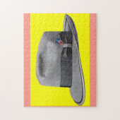 1950sメンズフェドーラハットプリント ジグソーパズル (縦)