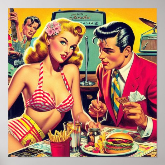 1950sレトロクーペ ポスター (正面)