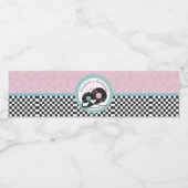 1950sレトロダイナーウォーターボトルラベル – Sock Hop Ro ペットボトルラベル (シングルラベル)