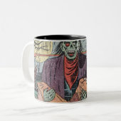 1950sヴィンテージ漫画 ツートーンマグカップ (正面左)